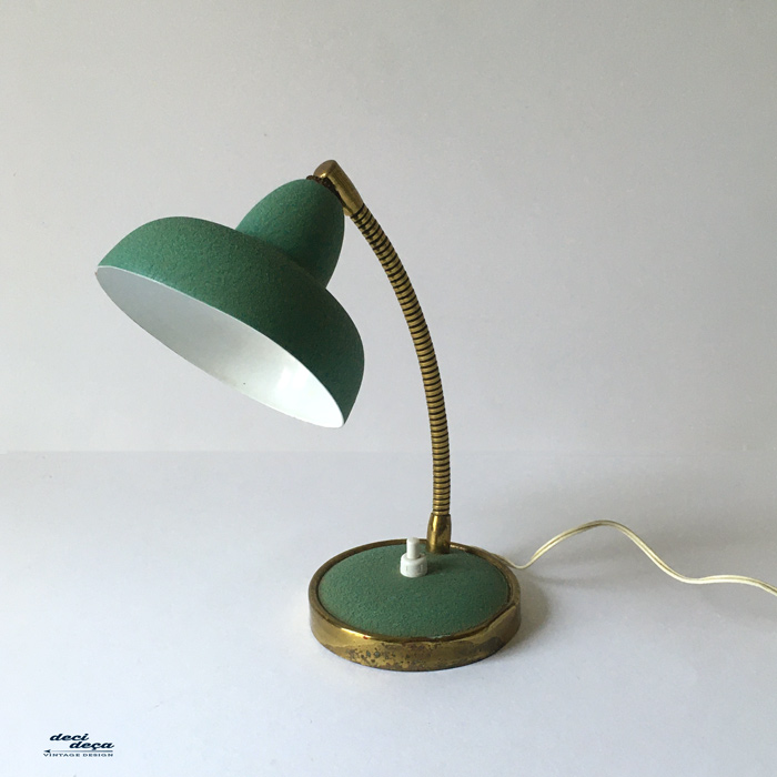 Petite lampe de chevet métal vert - De ci De ça Design: meubles et